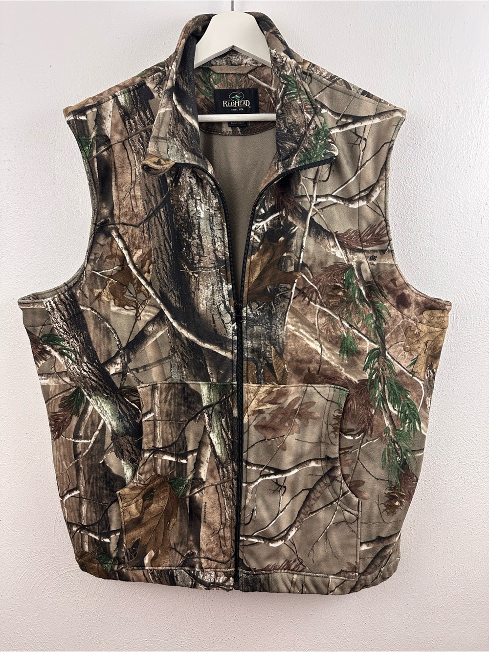 RedHead Men's Realtree Camo Vest - Brown/Green/Beige Men's Size XL
